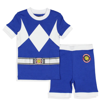 Power Rangers Boys' Character Tight Fit Pajama Short Lounge Set