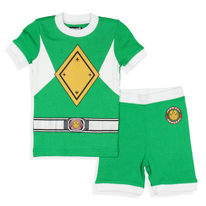 Power Rangers Boys' Character Tight Fit Pajama Short Lounge Set
