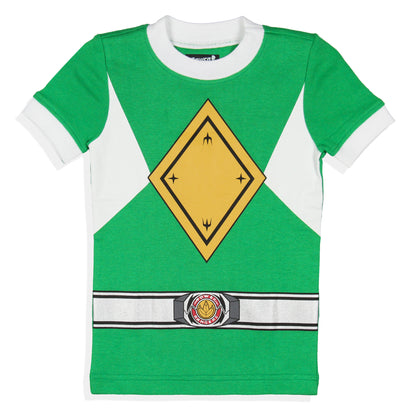 Power Rangers Boys' Character Tight Fit Pajama Short Lounge Set
