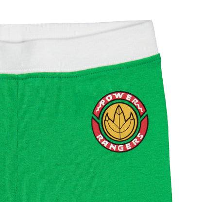 Power Rangers Boys' Character Tight Fit Pajama Short Lounge Set