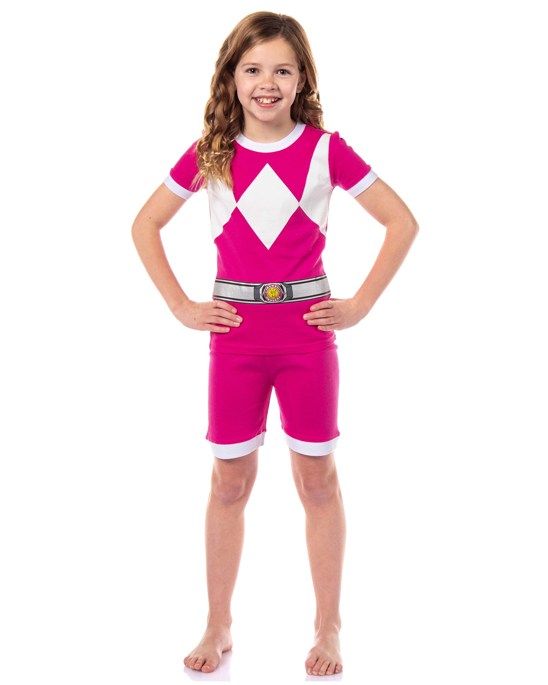 Power Rangers Boys' Character Tight Fit Pajama Short Lounge Set