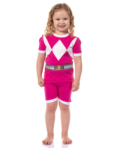 Power Rangers Boys' Character Tight Fit Pajama Short Lounge Set