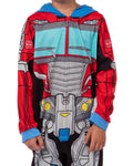 Transformers Boys' Retro Union Suit One Piece Pajama Outfit - Optimus Prime and Bumblebee Styles Available