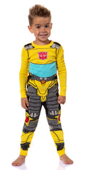 Transformers Pajama Set Toddler Boy's 2 Piece Bumblebee Character Tight Fit Long Sleeve Sleepwear