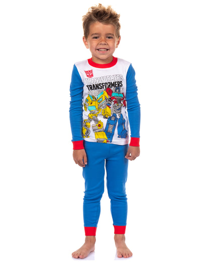 Transformers Todder Boys' Bumble Bee and Optimus Prime 2-Piece Pajama Set