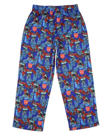 Transformers Boys' Optimus Prime Roll Out Autobots Long Sleeve Pajama Set