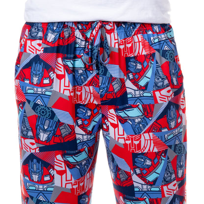 Transformers Optimus Prime Pajamas Men's Autobots Lounge Sleep Pants
