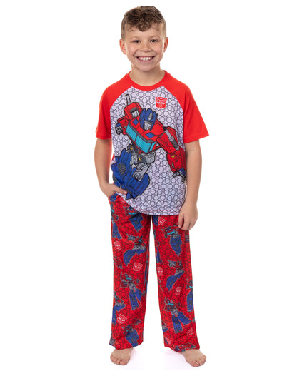 Transformers Pajamas Boys' Short Sleeve and Pant PJ Set
