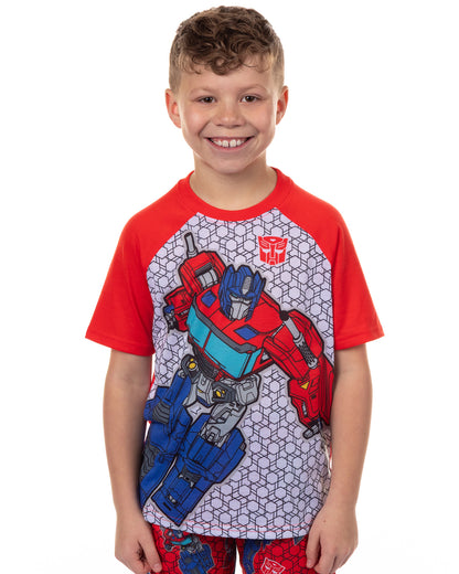 Transformers Pajamas Boys' Short Sleeve and Pant PJ Set