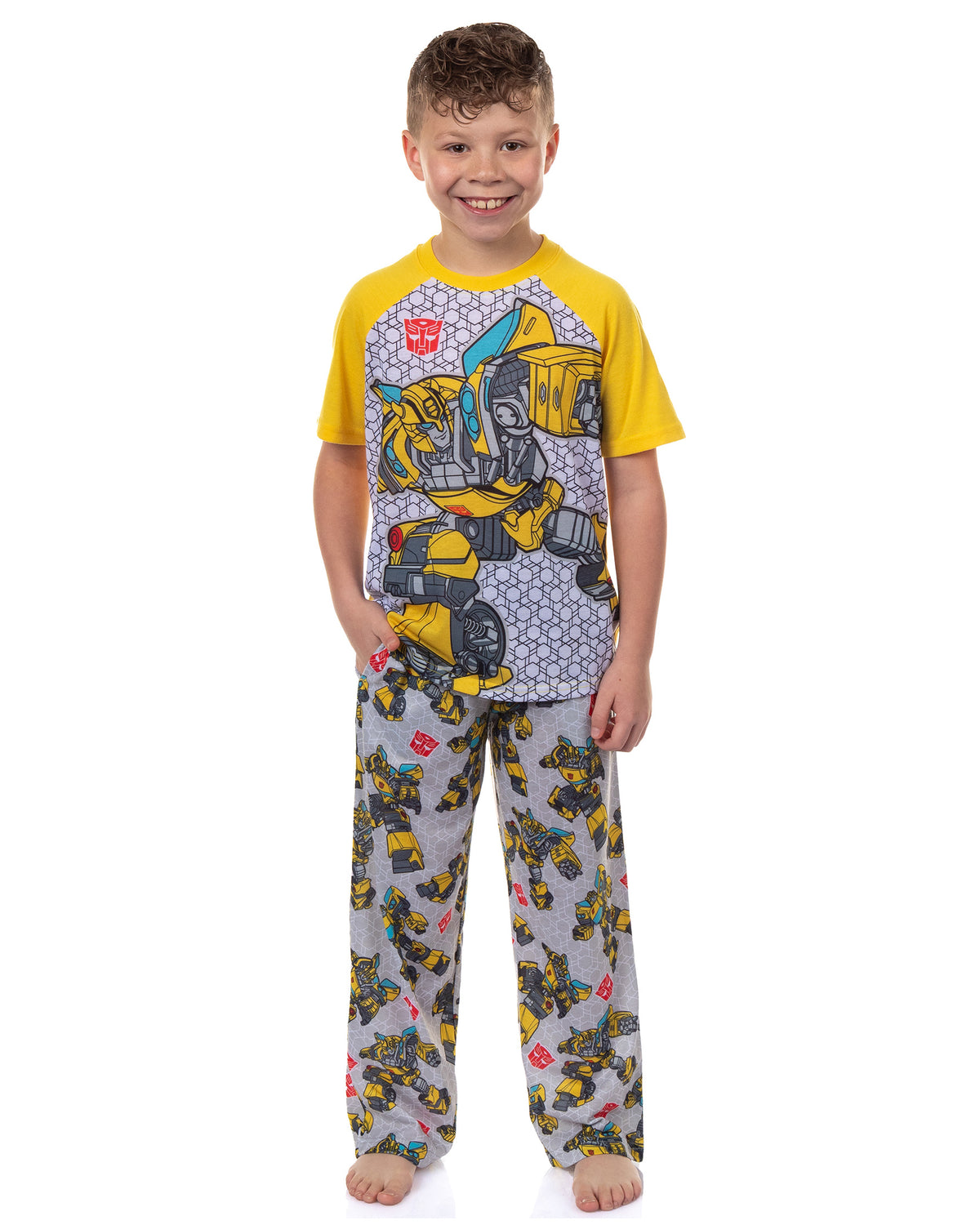 Transformers Pajamas Boys' Short Sleeve and Pant PJ Set