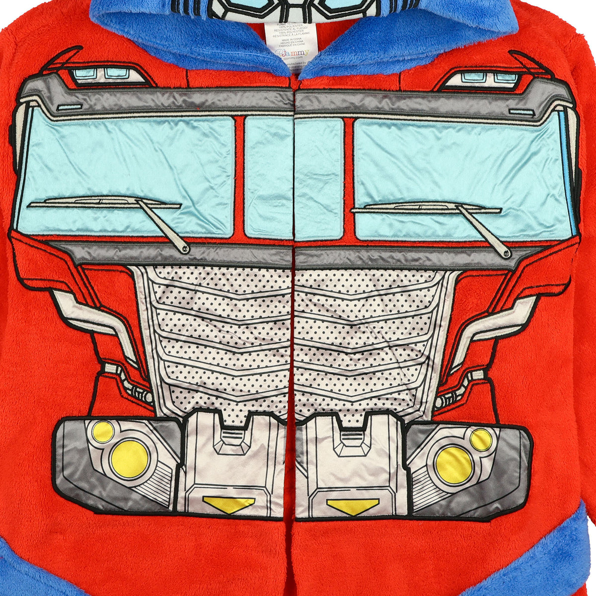 Transformers Robe Kids Optimus Prime Fleece Hooded Bathrobe