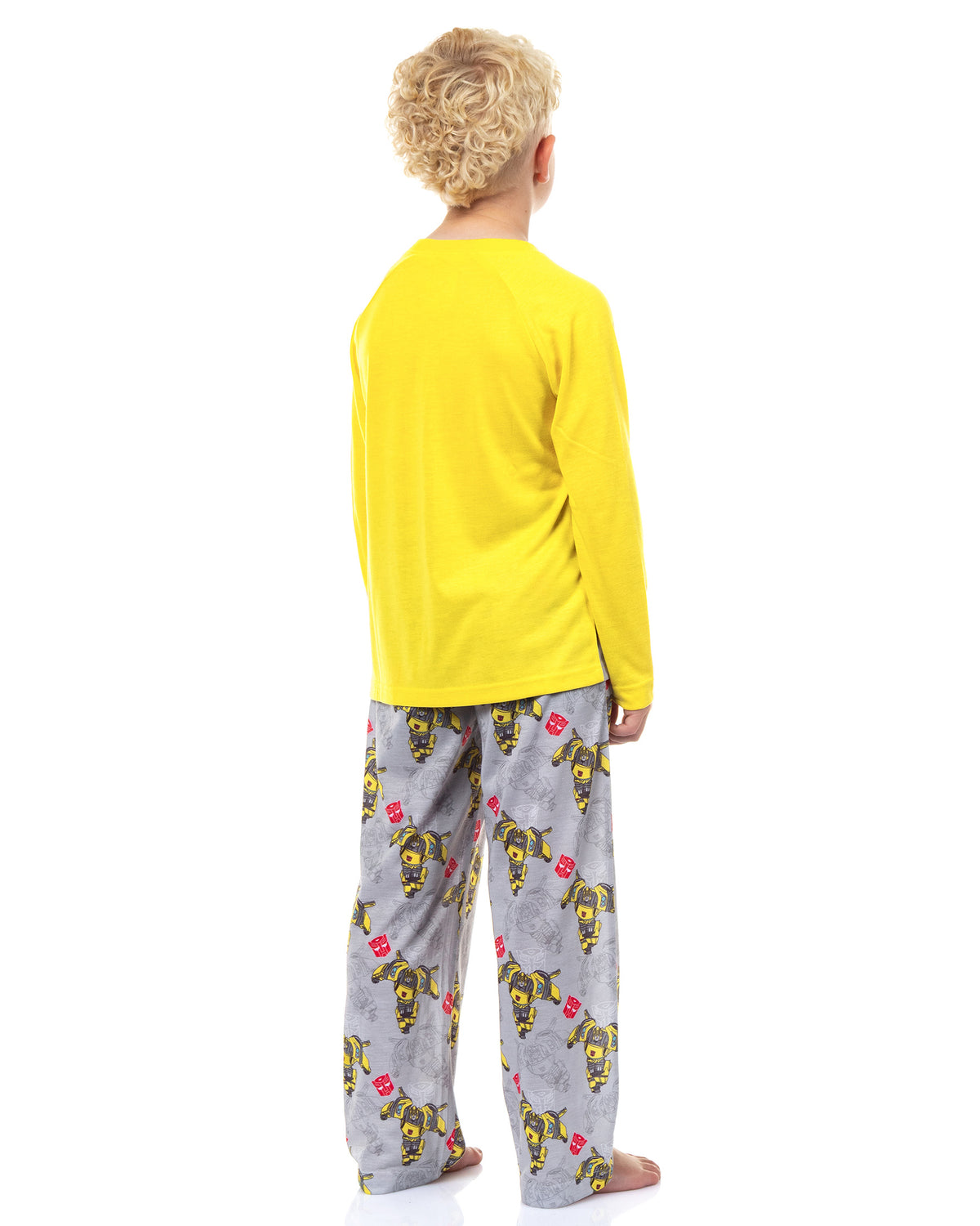 Transformers Pajamas Boy's Bumblebee Raglan PJ Lounge Set