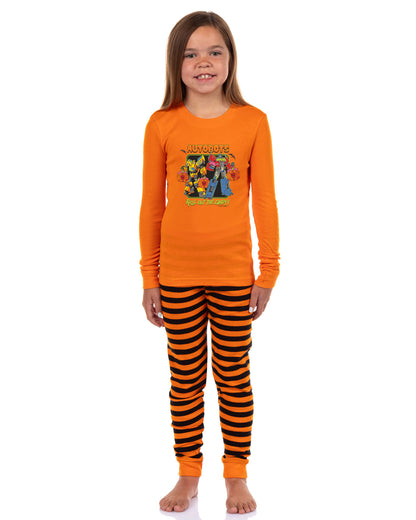 Transformers Boys Trick or Treat Character TV Show Sleep Pajama Set