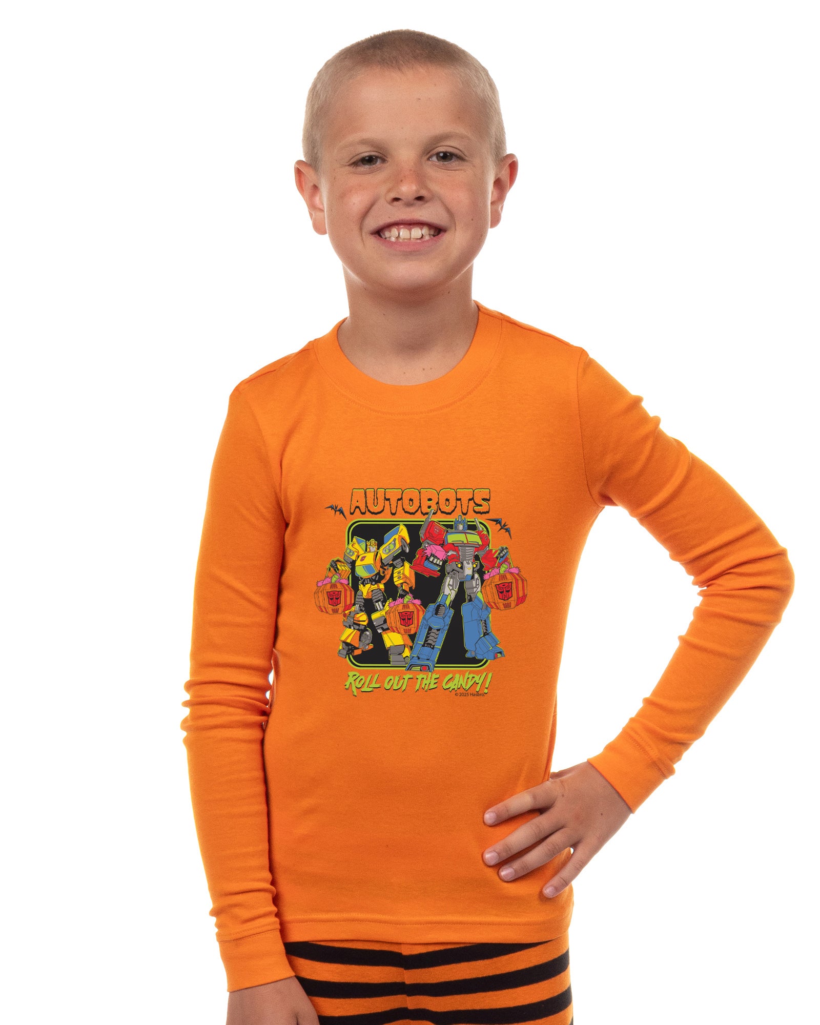 Transformers Boys Trick or Treat Character TV Show Sleep Pajama Set