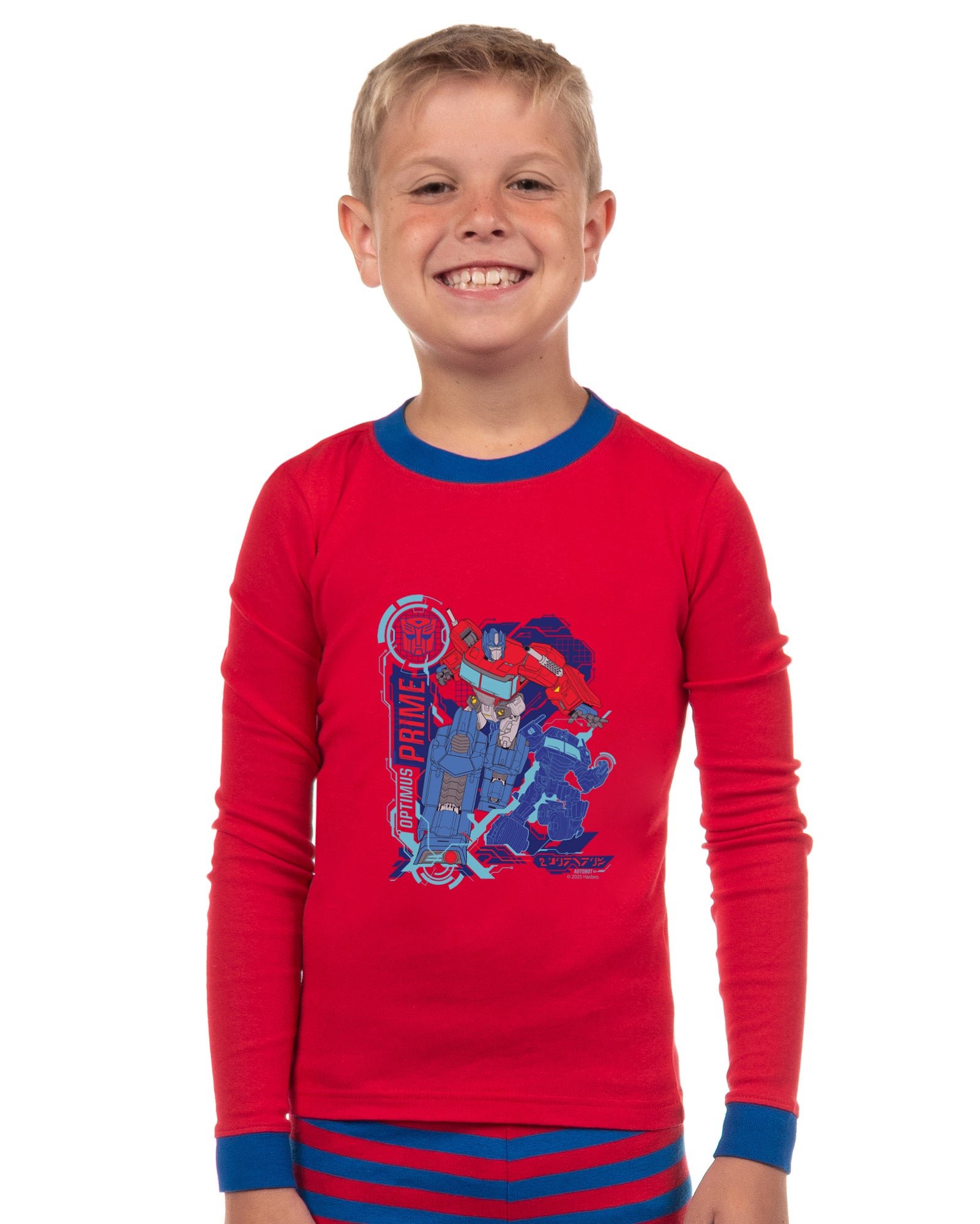 Transformers Boys Optimus Prime Character TV Show Sleep Pajama Set