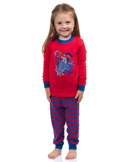 Transformers Boys Optimus Prime Character TV Show Sleep Pajama Set
