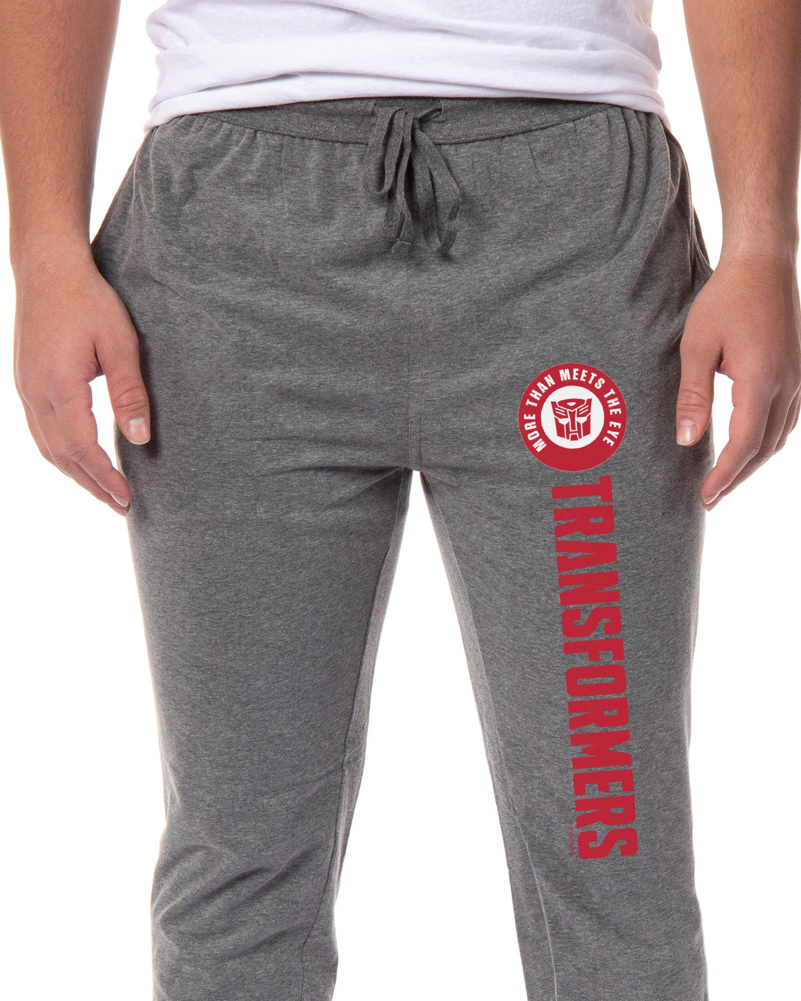Transformers Men's Autobots Logo Sleep Lounge Jogger Pajama Pants