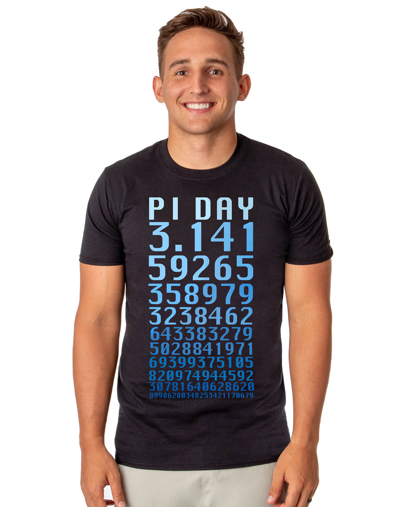 Pi Day Shirt Longest Day Of The Year Men's Funny Math Teacher's Nerd Geek Ring-Spun Fabric T-Shirt Tee