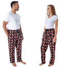 IT The Movie Men's Pennywise Clown Character Allover Pattern Lounge Sleep Pajama Pants