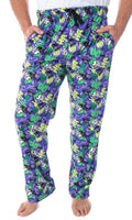 DC Comics Men's The Joker Character Faces HA! HA! HA! Allover Pattern Adult Sleep Lounge Pajama Pants