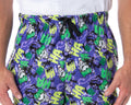 DC Comics Men's The Joker Character Faces HA! HA! HA! Allover Pattern Adult Sleep Lounge Pajama Pants