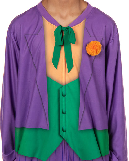 DC Comics The Joker Union Suit Adult Costume One Piece Pajama