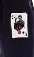 DC Comics Men's The Joker Red Hood Playing Card Sleep Jogger Pajama Pants