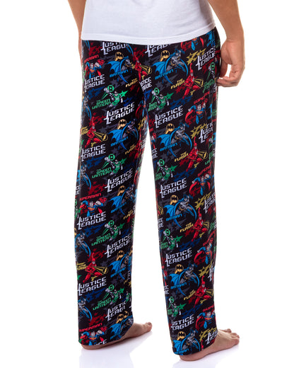 DC Comics Justice League Pajamas Men's Superhero Lounge Sleep PJ Pants