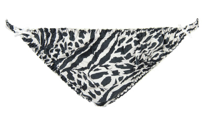 INTIMO Womens' Classic Silk String Bikini Underwear Panties (Cherry, L)
