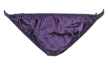 INTIMO Womens Classic Silk String Bikini Underwear