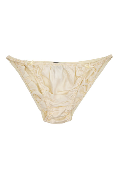 INTIMO Womens Classic Silk String Bikini Underwear