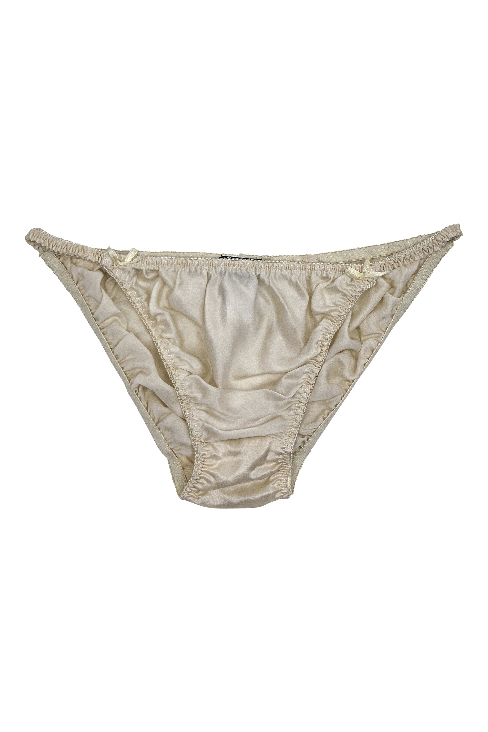 INTIMO Womens Classic Silk String Bikini Underwear