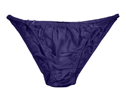 INTIMO Womens Classic Silk String Bikini Underwear