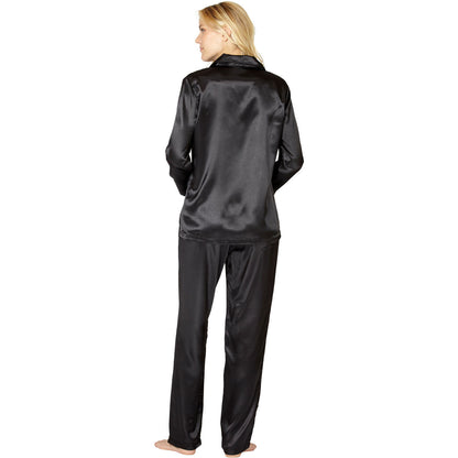 Intimo Womens Poly Charmeuse Pajama Set