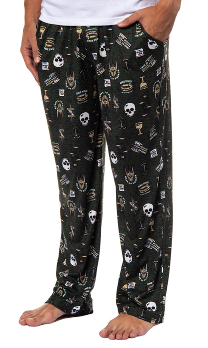 The Lord Of The Rings Men's Movie One Ring Sauron Sleep Pajama Pants
