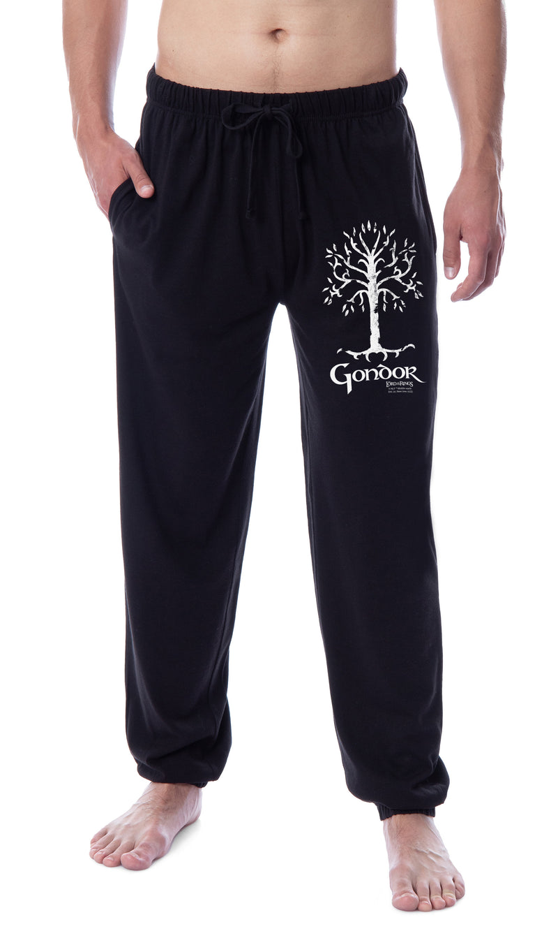 The Lord Of The Rings Mens' Gondor White Tree Sleep Jogger Pajama Pants