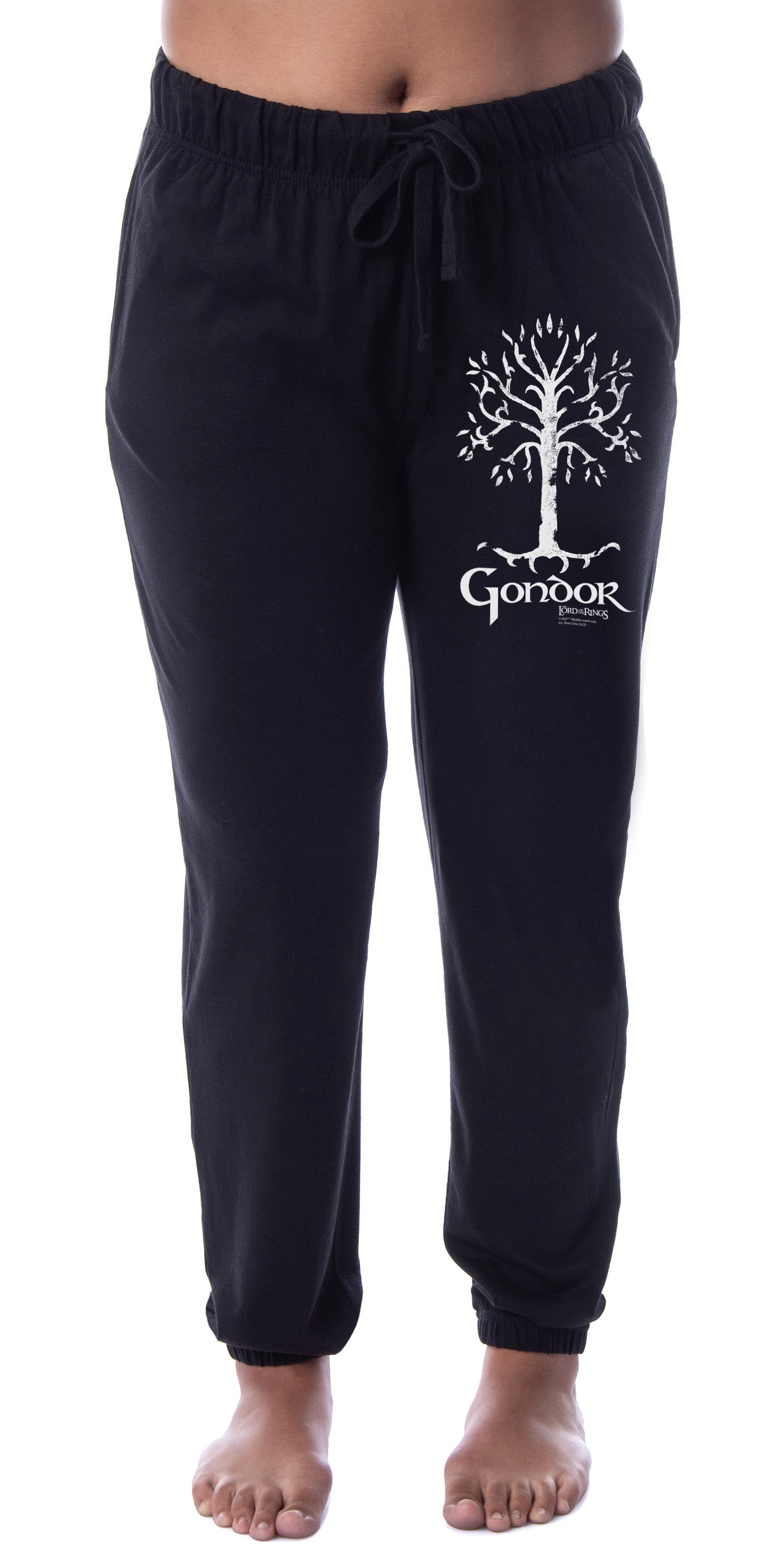 The Lord Of The Rings Womens' Gondor White Tree Sleep Jogger Pajama Pants