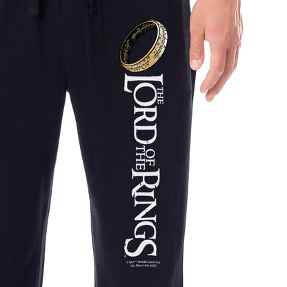 The Lord Of The Rings Men's One Ring Sleep Lounge Pajama Pants For Adults
