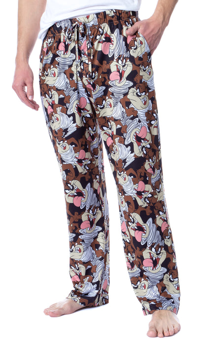 Looney Tunes Mens' Character Tasmanian Devil Taz Sleep Pajama Pants (XXXX-Large)