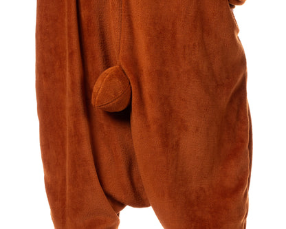 Looney Tunes Union Suit Men's Tasmanian Devil Costume Kigurumi Pajama (XXS/XS)