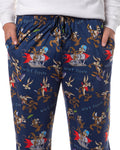 Looney Tunes Men's Wile E. Coyote Tossed Print Sleep Pajama Pants For Adults