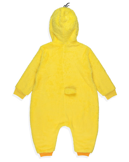 Looney Tunes Union Suit Toddler Tweety Bird Kigurumi Full Zip Pajamas (2T)