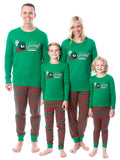 Looney Tunes Marvin the Martian Christmas Season's Greetings Character Tight Fit Cotton Matching Family Pajama Set