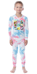 Looney Tunes Kids' Characters Bugs Bunny Boys Girls Long Sleeve 2 Piece Tight Fit Youth Pajama Set