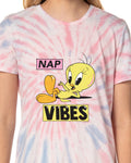 Looney Tunes Women's Tweety Bird Nap Vibes Nightgown Sleep Pajama Dress For Adults