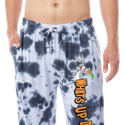 Looney Tunes Men's Bugs Bunny What's Up Doc Tie-Dye Pajama Pants For Adults