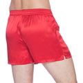 Intimo Mens Classic Silk Boxers, Red, X-Large