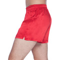 Intimo Mens Classic Silk Boxers, Red, X-Large