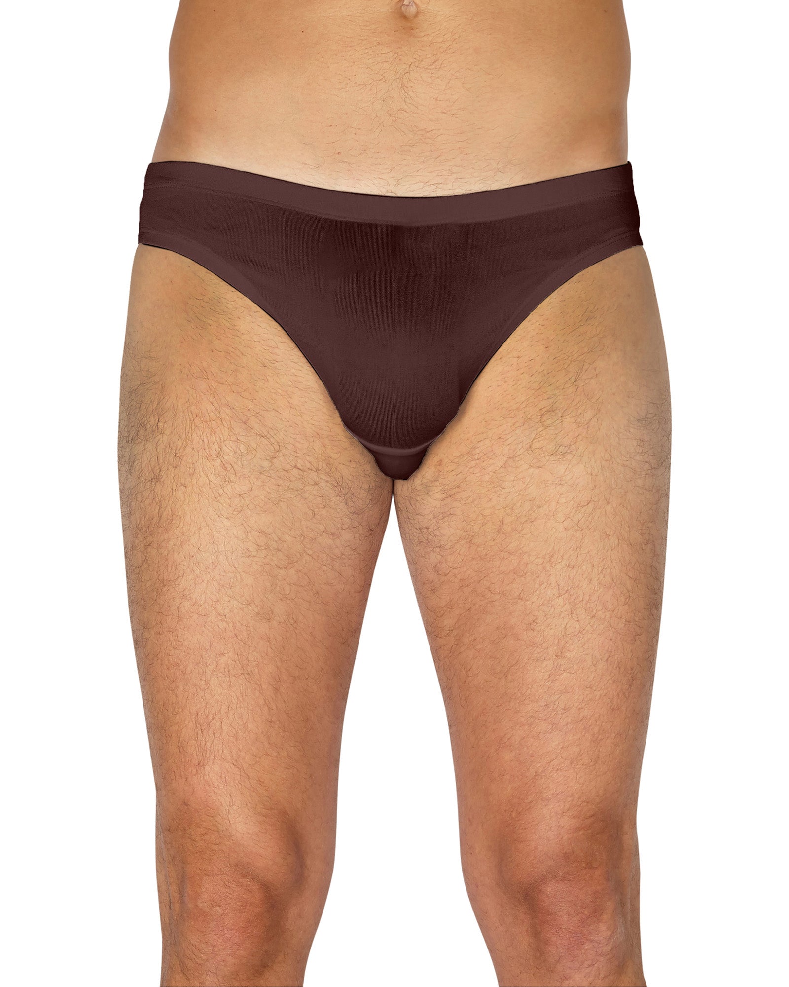 Intimo Mens Classic Silk Knit Low Rise Bikini Brief Underwear