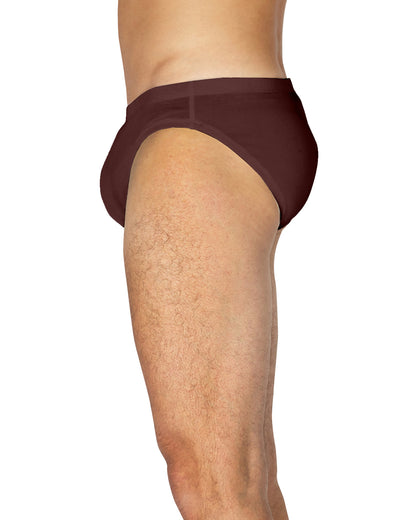 Intimo Mens Classic Silk Knit Low Rise Bikini Brief Underwear